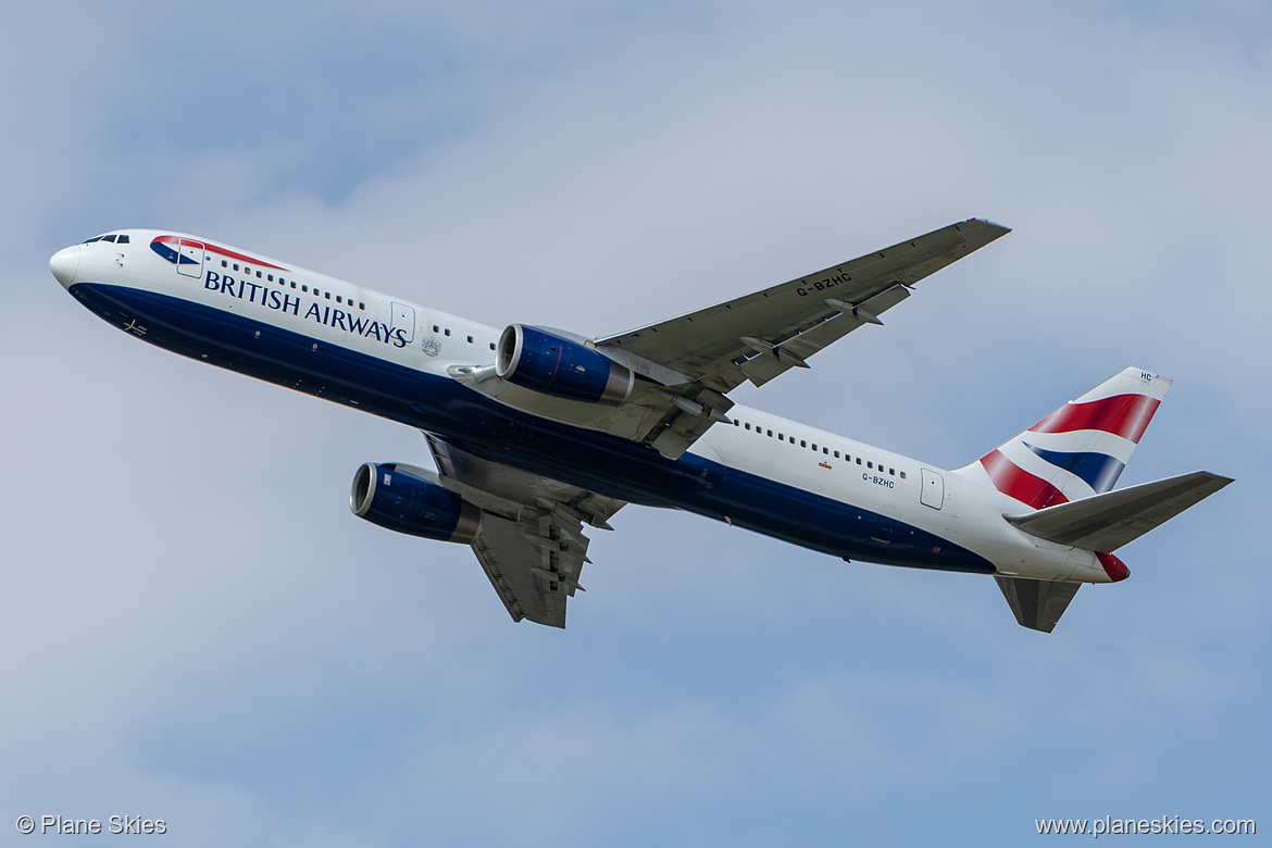 British Airways Boeing 767-300ER G-BZHC at London Heathrow Airport (EGLL/LHR) British Airways Boeing 767-300ER G-BZHC at London Heathrow Airport (EGLL/LHR)