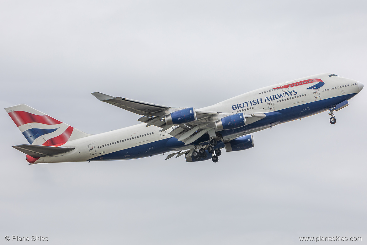 British Airways Boeing 747-400 G-CIVA at London Heathrow Airport (EGLL/LHR)