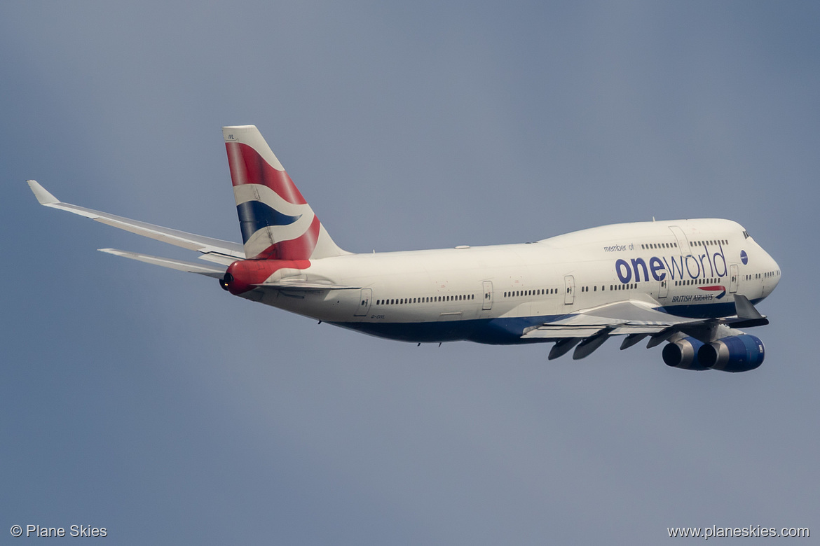 British Airways Boeing 747-400 G-CIVL at London Heathrow Airport (EGLL/LHR)