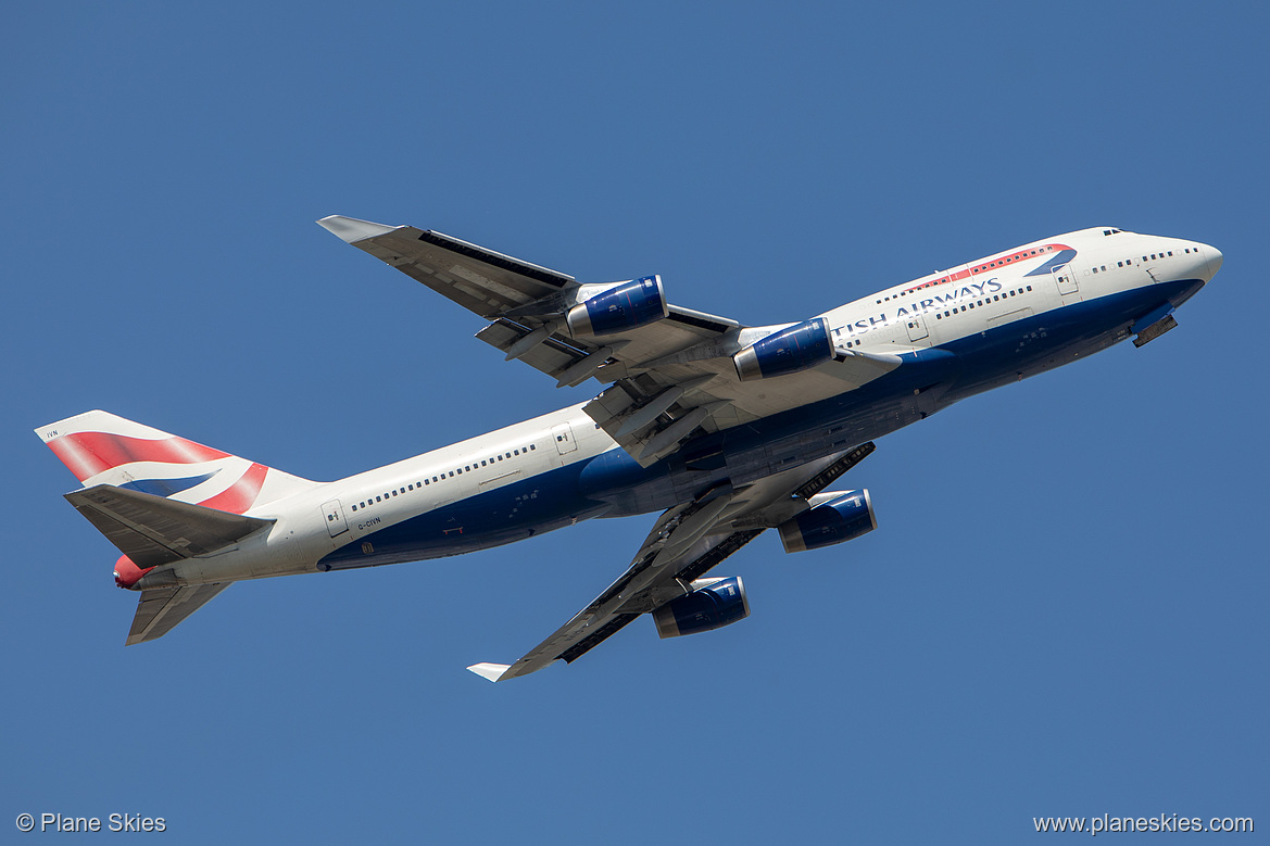 British Airways Boeing 747-400 G-CIVN at London Heathrow Airport (EGLL/LHR)