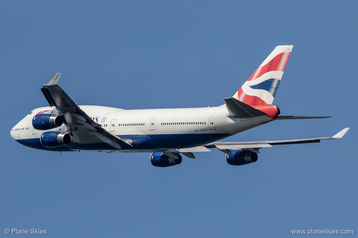 British Airways Boeing 747-400 G-CIVU at London Heathrow Airport (EGLL/LHR)