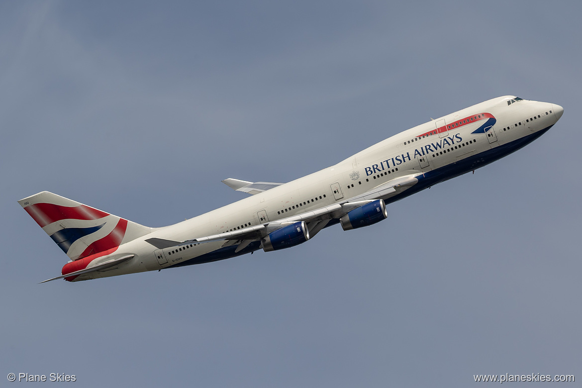 British Airways Boeing 747-400 G-CIVU at London Heathrow Airport (EGLL/LHR)