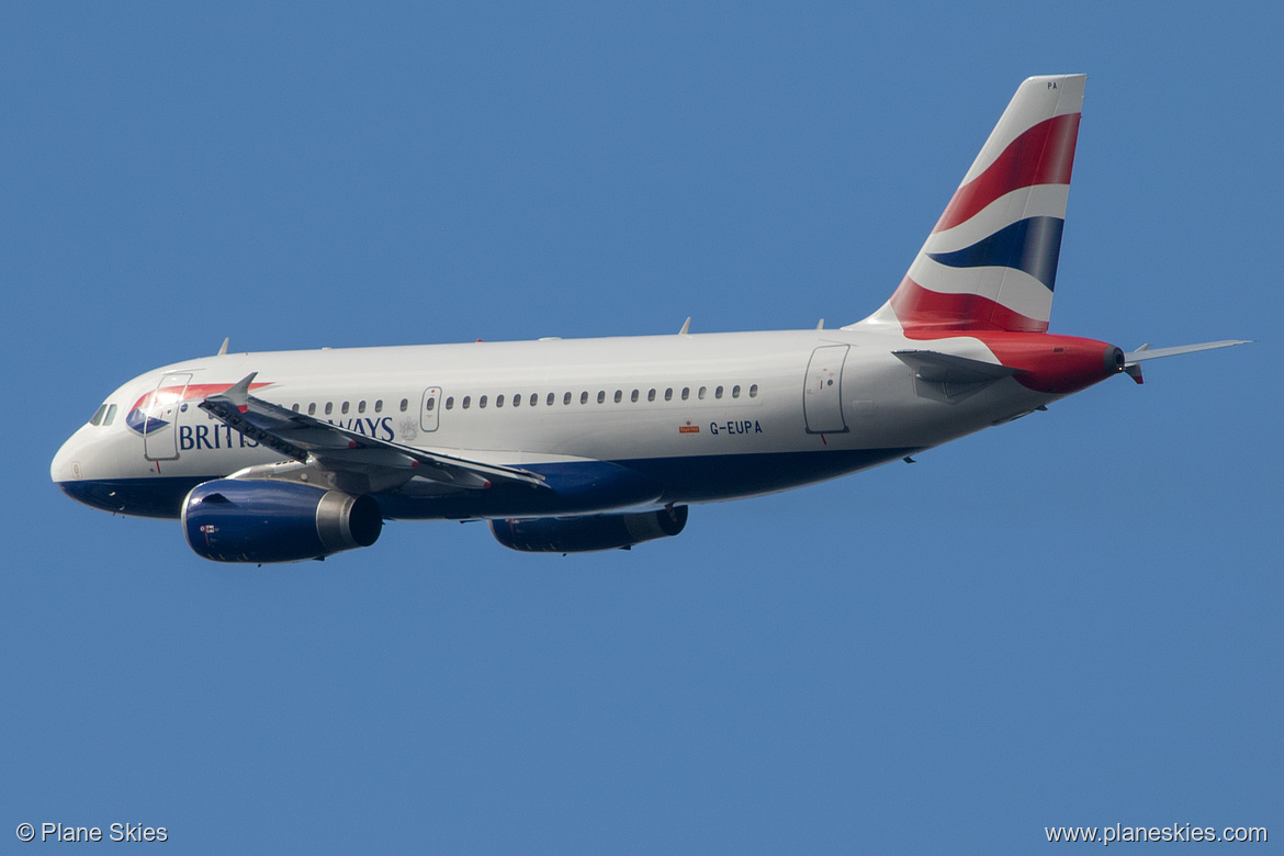 British Airways Airbus A319-100 G-EUPA at London Heathrow Airport (EGLL/LHR)