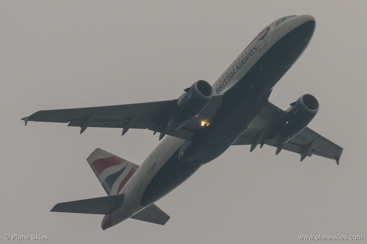 British Airways Airbus A319-100 G-EUPB at London Heathrow Airport (EGLL/LHR)