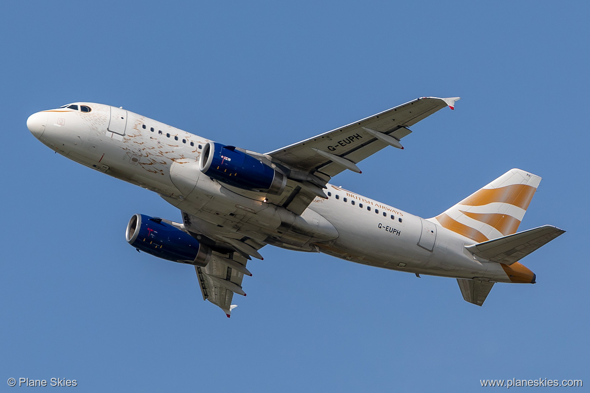 British Airways Airbus A319-100 G-EUPH at London Heathrow Airport (EGLL/LHR)