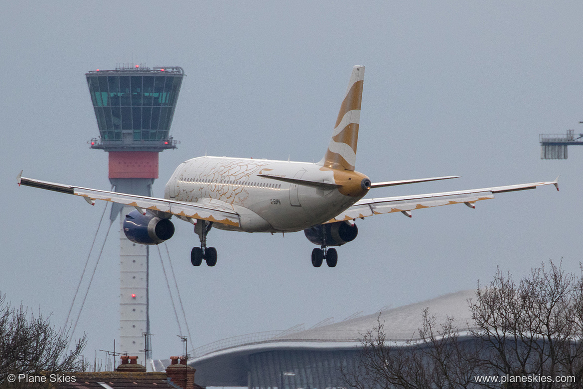 British Airways Airbus A319-100 G-EUPH at London Heathrow Airport (EGLL/LHR) British Airways Airbus A319-100 G-EUPH at London Heathrow Airport (EGLL/LHR)