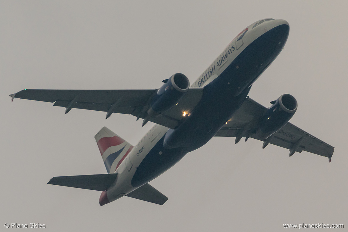 British Airways Airbus A319-100 G-EUPJ at London Heathrow Airport (EGLL/LHR)