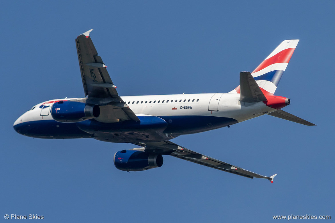 British Airways Airbus A319-100 G-EUPN at London Heathrow Airport (EGLL/LHR) British Airways Airbus A319-100 G-EUPN at London Heathrow Airport (EGLL/LHR)