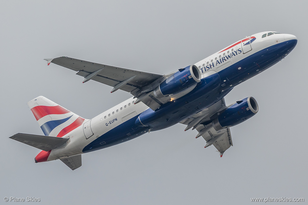 British Airways Airbus A319-100 G-EUPN at London Heathrow Airport (EGLL/LHR)