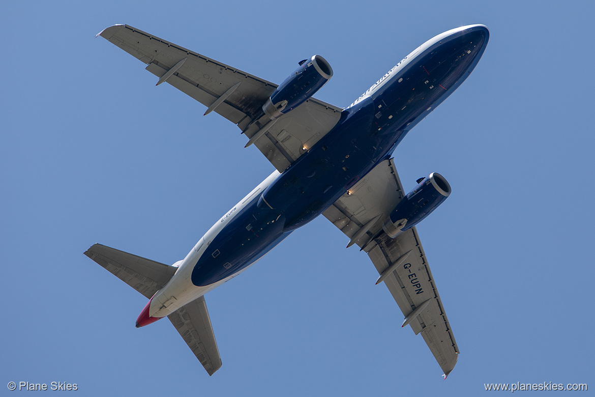 British Airways Airbus A319-100 G-EUPN at London Heathrow Airport (EGLL/LHR) British Airways Airbus A319-100 G-EUPN at London Heathrow Airport (EGLL/LHR)