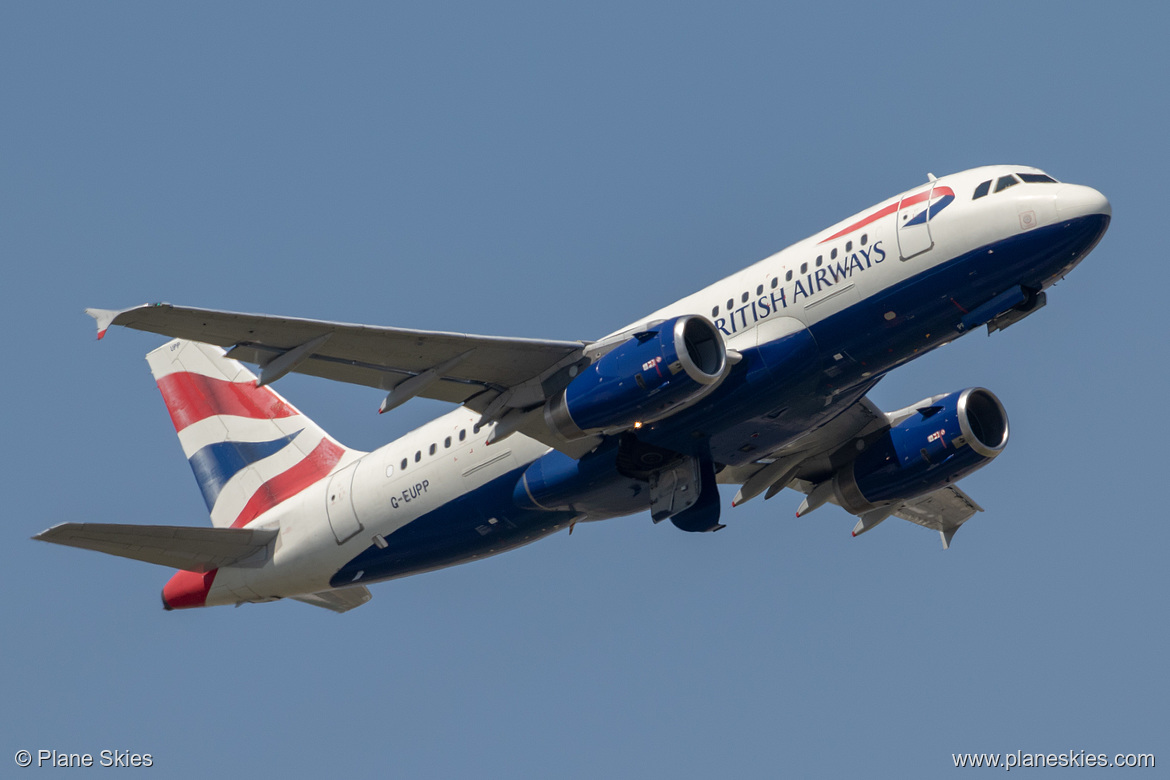 British Airways Airbus A319-100 G-EUPP at London Heathrow Airport (EGLL/LHR)