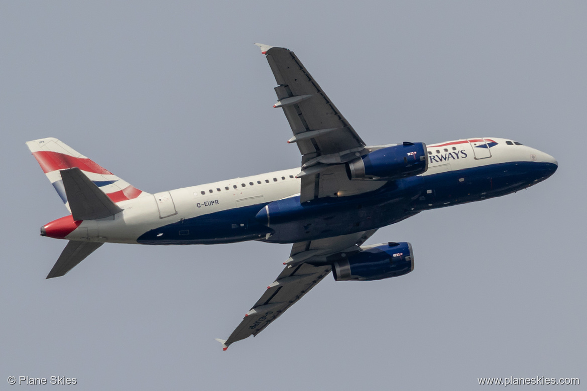 British Airways Airbus A319-100 G-EUPR at London Heathrow Airport (EGLL/LHR) British Airways Airbus A319-100 G-EUPR at London Heathrow Airport (EGLL/LHR)