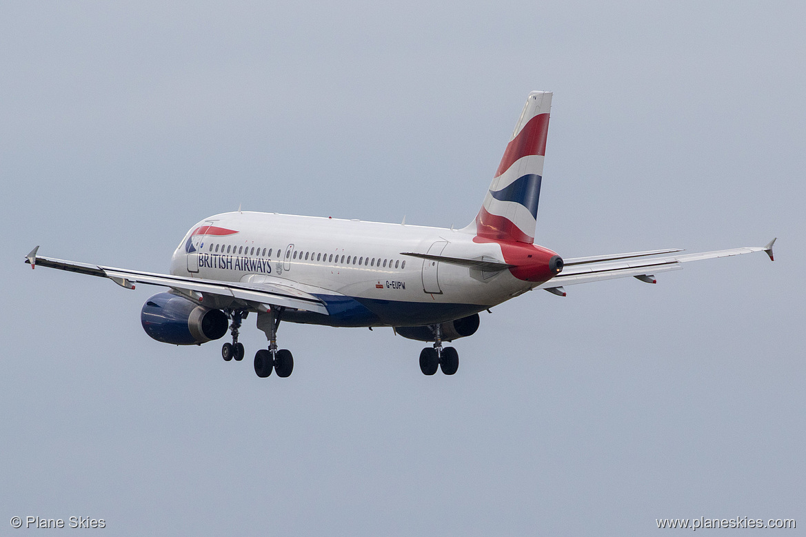 British Airways Airbus A319-100 G-EUPW at London Heathrow Airport (EGLL/LHR)