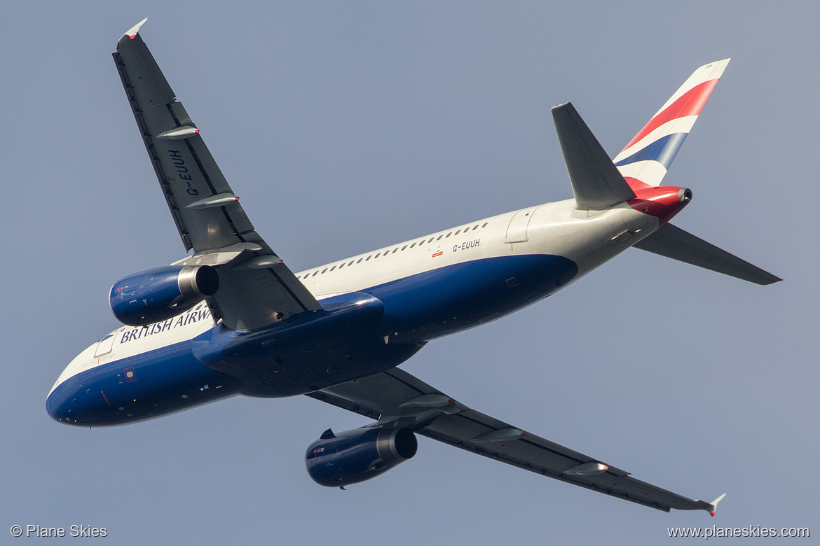 British Airways Airbus A320-200 G-EUUH at London Heathrow Airport (EGLL/LHR)