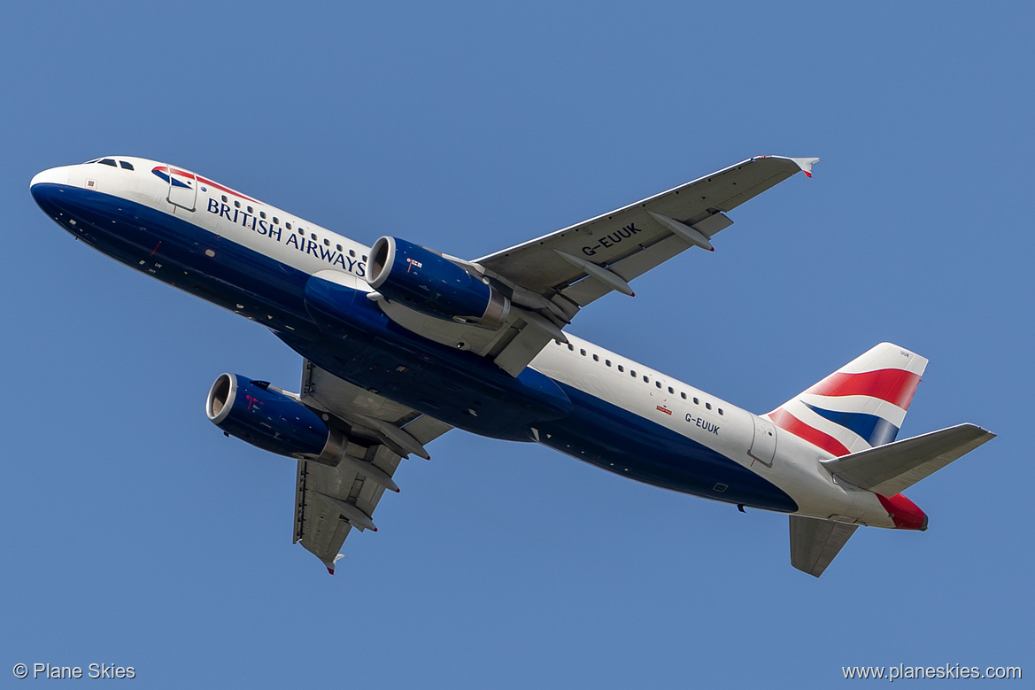 British Airways Airbus A320-200 G-EUUK at London Heathrow Airport (EGLL/LHR)