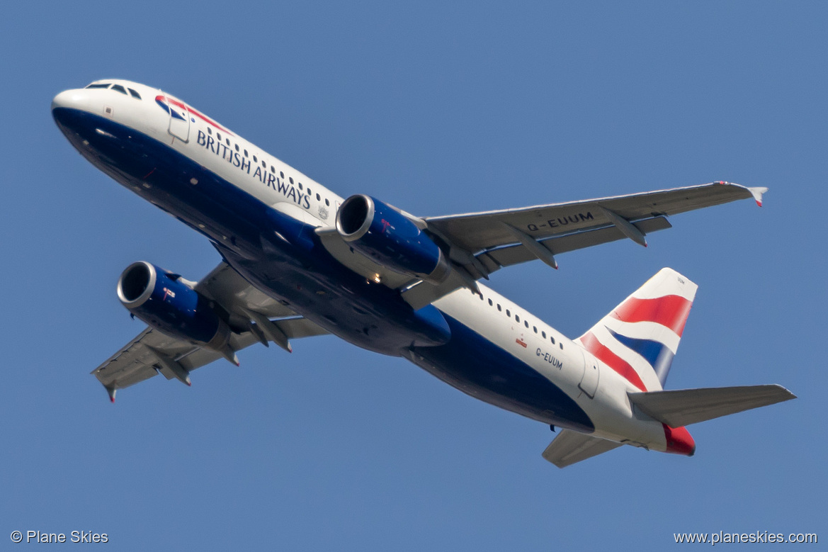 British Airways Airbus A320-200 G-EUUM at London Heathrow Airport (EGLL/LHR) British Airways Airbus A320-200 G-EUUM at London Heathrow Airport (EGLL/LHR)