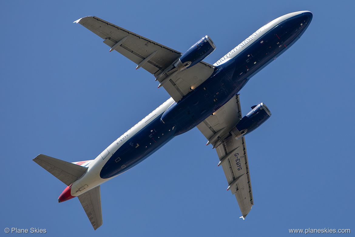 British Airways Airbus A320-200 G-EUYG at London Heathrow Airport (EGLL/LHR) British Airways Airbus A320-200 G-EUYG at London Heathrow Airport (EGLL/LHR)
