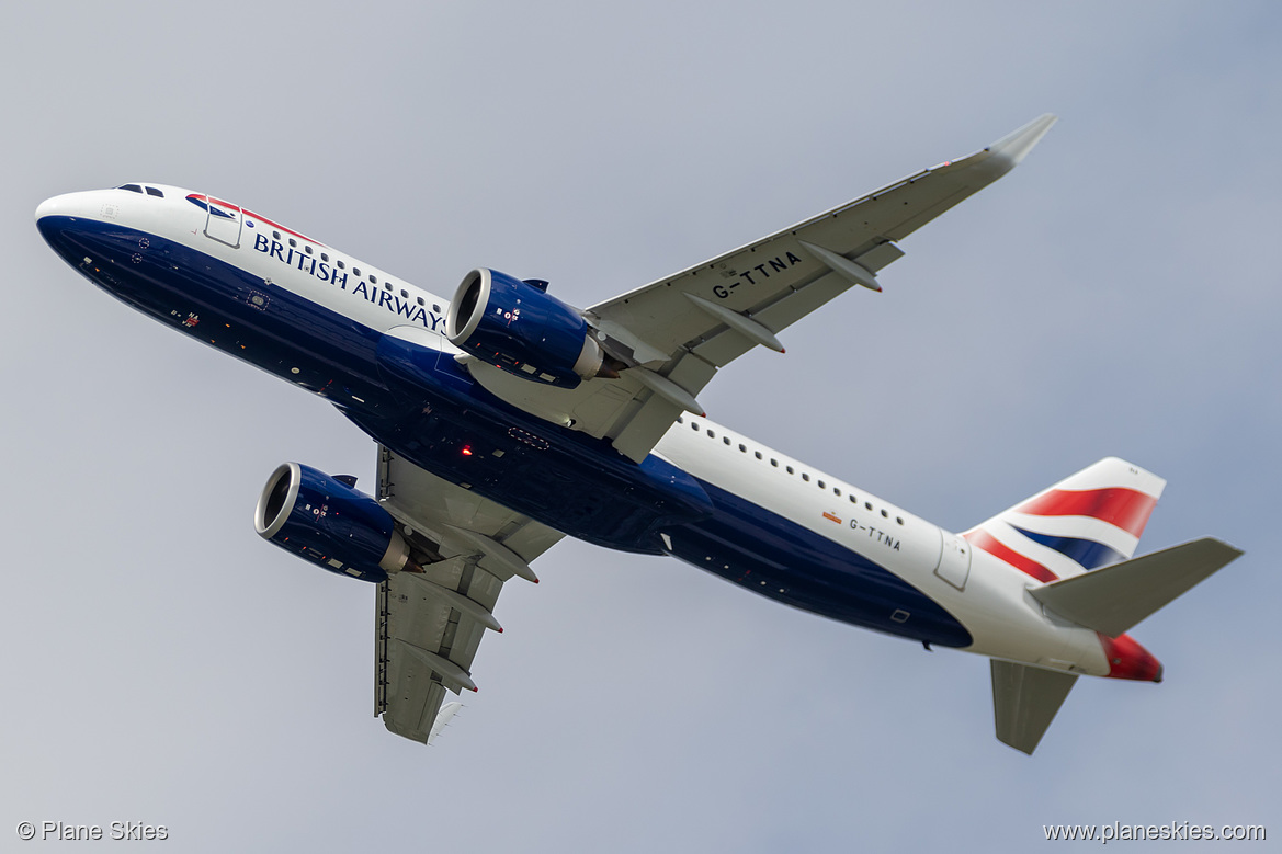 British Airways Airbus A320neo G-TTNA at London Heathrow Airport (EGLL/LHR)