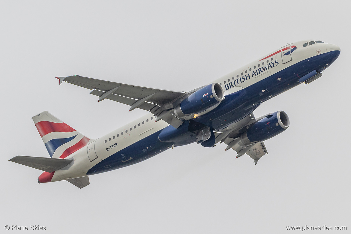 British Airways Airbus A320-200 G-TTOB at London Heathrow Airport (EGLL/LHR)