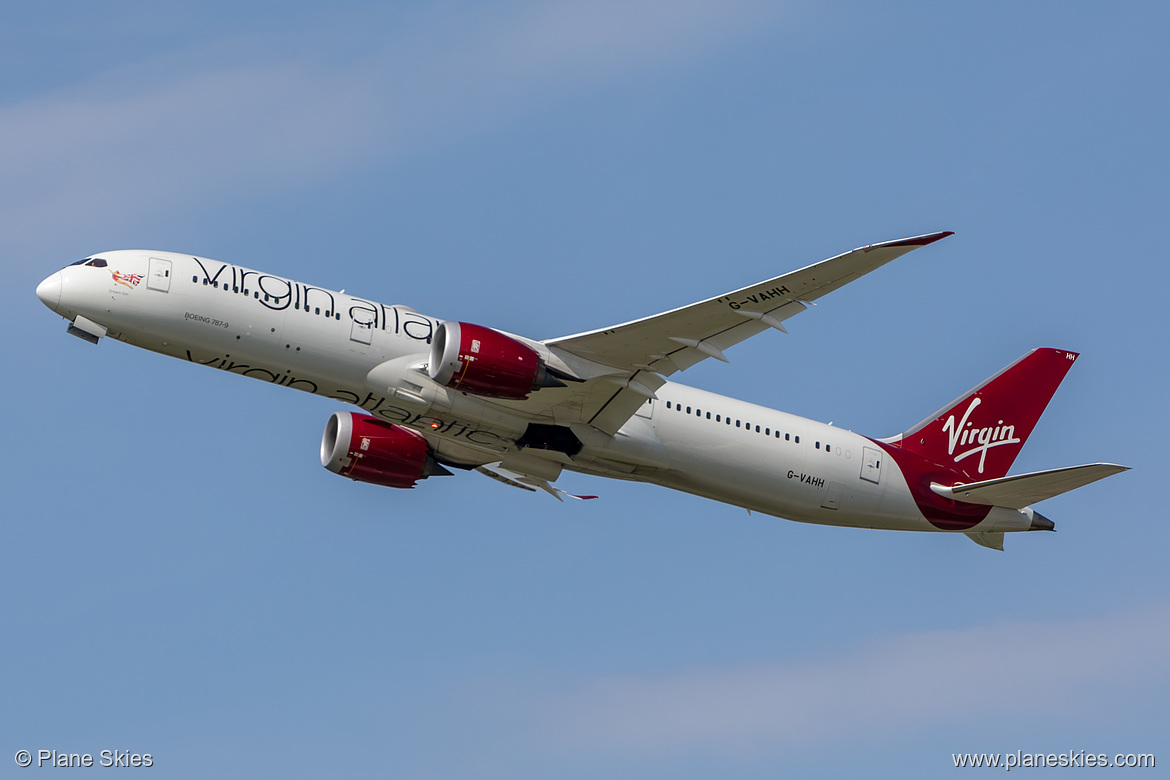 Virgin Atlantic Boeing 787-9 G-VAHH at London Heathrow Airport (EGLL/LHR) Virgin Atlantic Boeing 787-9 G-VAHH at London Heathrow Airport (EGLL/LHR)