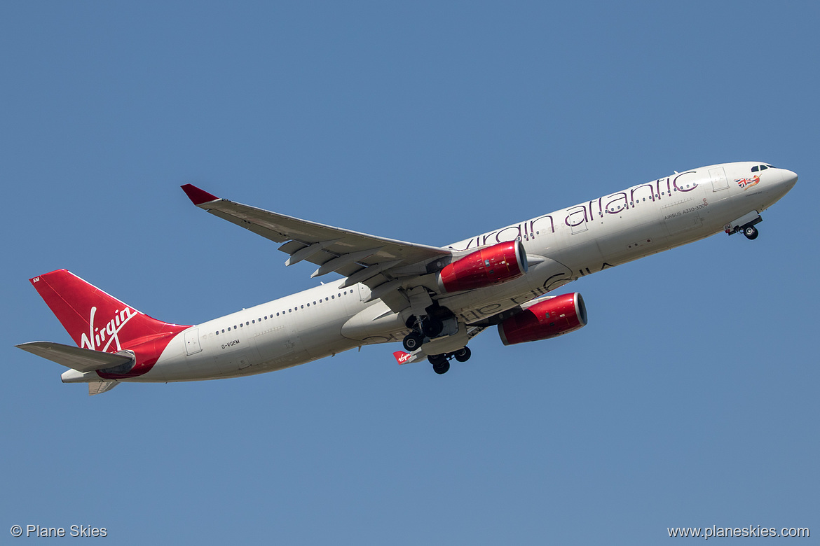 Virgin Atlantic Airbus A330-300 G-VGEM at London Heathrow Airport (EGLL/LHR)