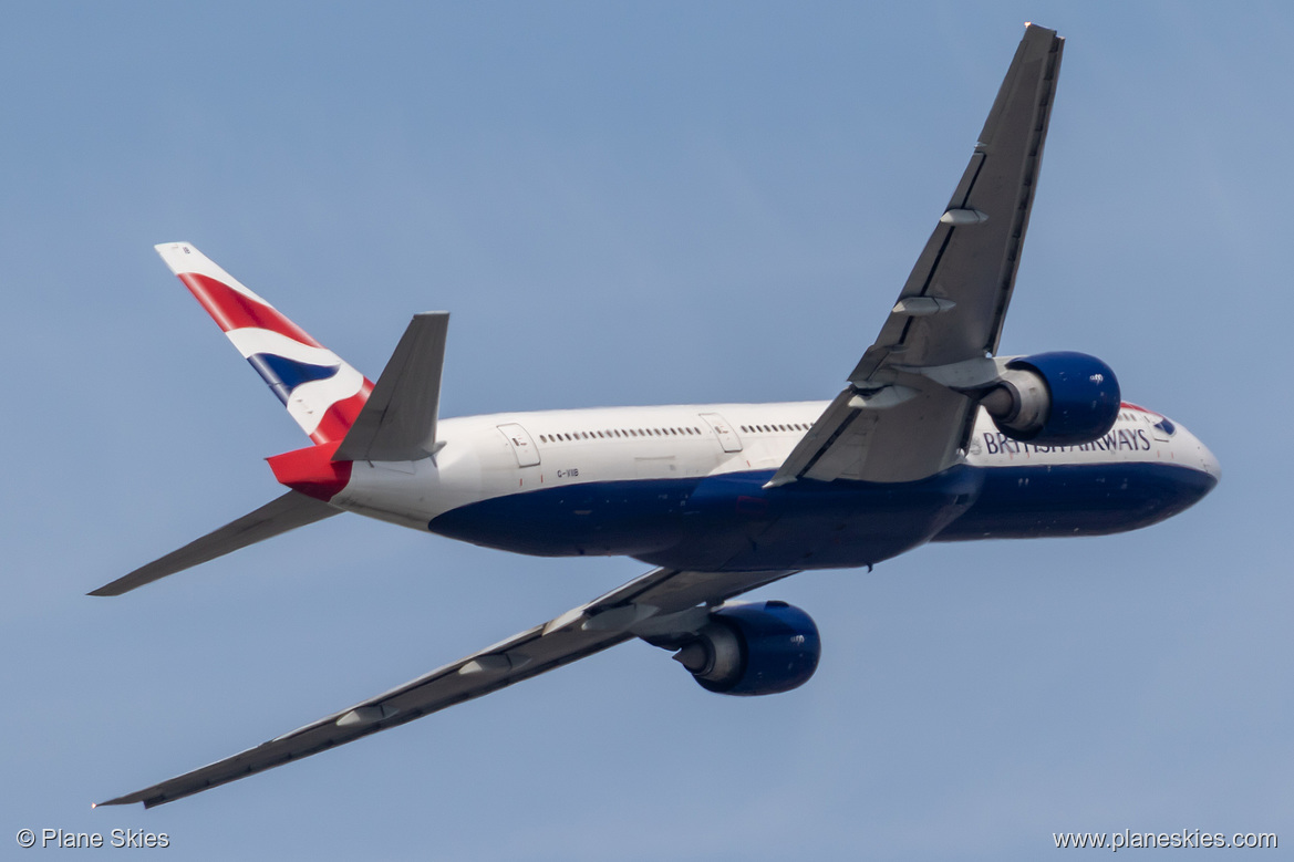 British Airways Boeing 777-200ER G-VIIB at London Heathrow Airport (EGLL/LHR) British Airways Boeing 777-200ER G-VIIB at London Heathrow Airport (EGLL/LHR)