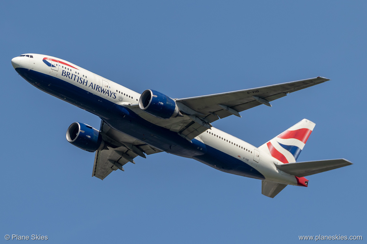 British Airways Boeing 777-200ER G-VIID at London Heathrow Airport (EGLL/LHR)