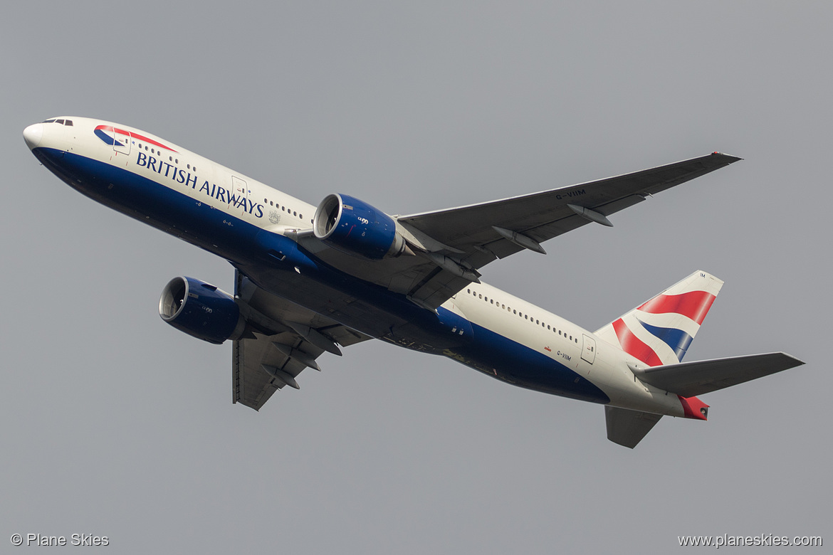 British Airways Boeing 777-200ER G-VIIM at London Heathrow Airport (EGLL/LHR)