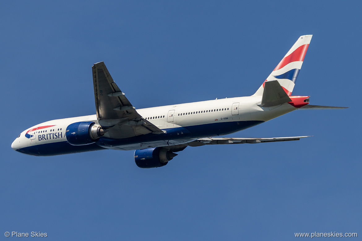 British Airways Boeing 777-200ER G-VIIM at London Heathrow Airport (EGLL/LHR) British Airways Boeing 777-200ER G-VIIM at London Heathrow Airport (EGLL/LHR)