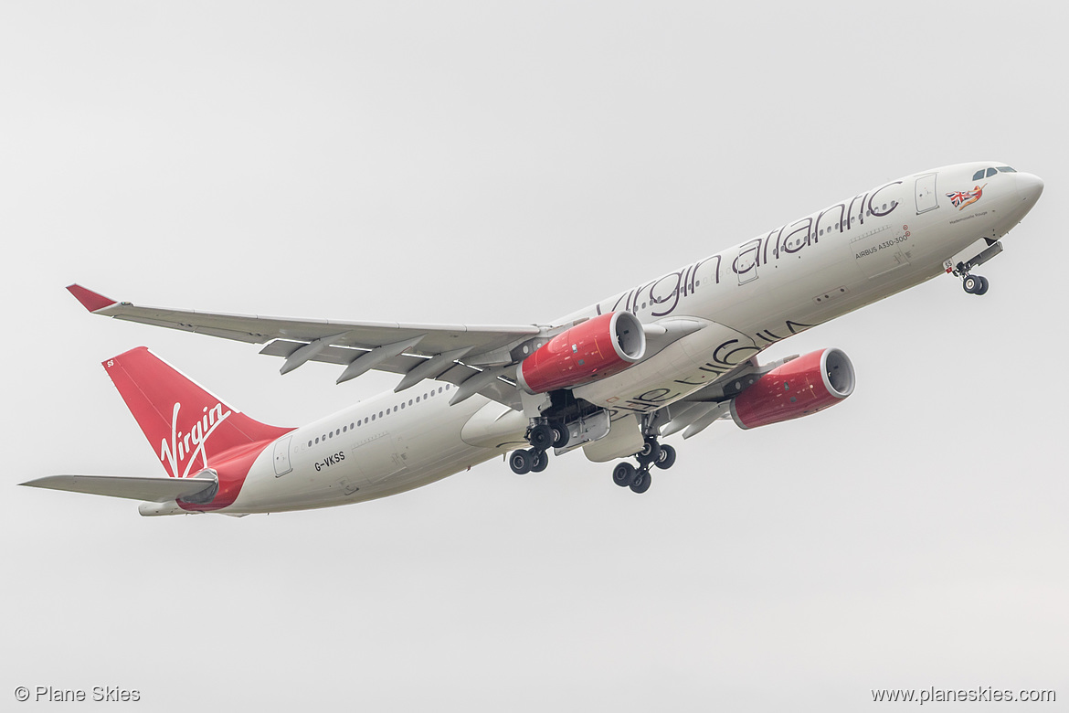 Virgin Atlantic Airbus A330-300 G-VKSS at London Heathrow Airport (EGLL/LHR) Virgin Atlantic Airbus A330-300 G-VKSS at London Heathrow Airport (EGLL/LHR)