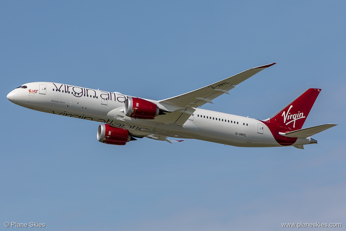 Virgin Atlantic Boeing 787-9 G-VNYL at London Heathrow Airport (EGLL/LHR)