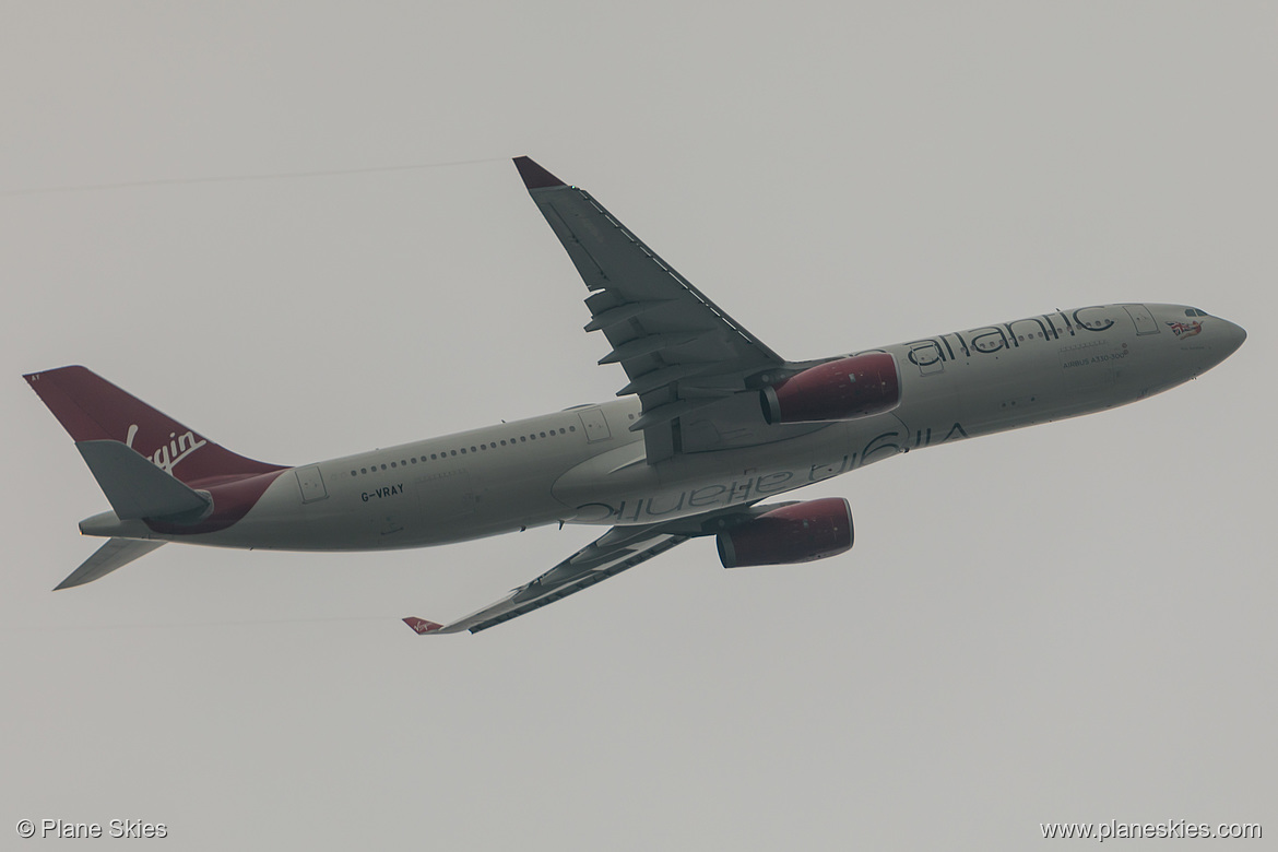 Virgin Atlantic Airbus A330-300 G-VRAY at London Heathrow Airport (EGLL/LHR)