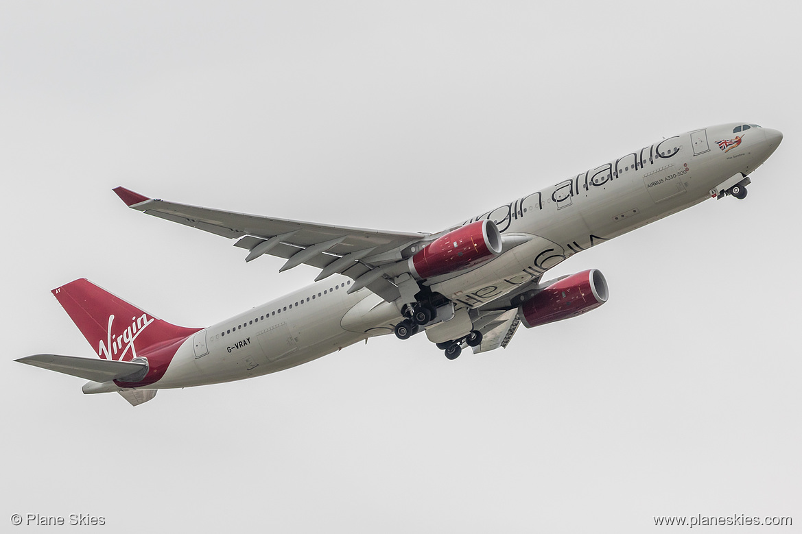 Virgin Atlantic Airbus A330-300 G-VRAY at London Heathrow Airport (EGLL/LHR)