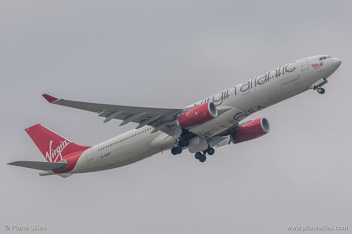 Virgin Atlantic Airbus A330-300 G-VSXY at London Heathrow Airport (EGLL/LHR) Virgin Atlantic Airbus A330-300 G-VSXY at London Heathrow Airport (EGLL/LHR)