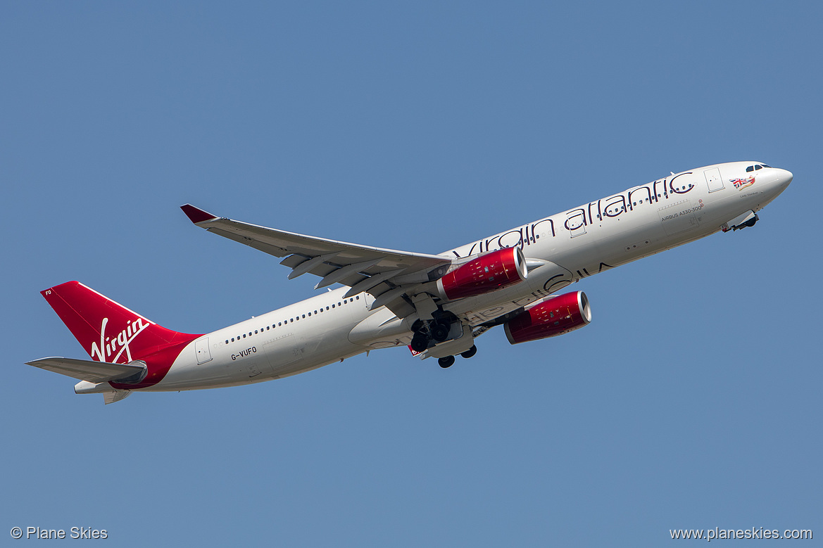 Virgin Atlantic Airbus A330-300 G-VUFO at London Heathrow Airport (EGLL/LHR) Virgin Atlantic Airbus A330-300 G-VUFO at London Heathrow Airport (EGLL/LHR)