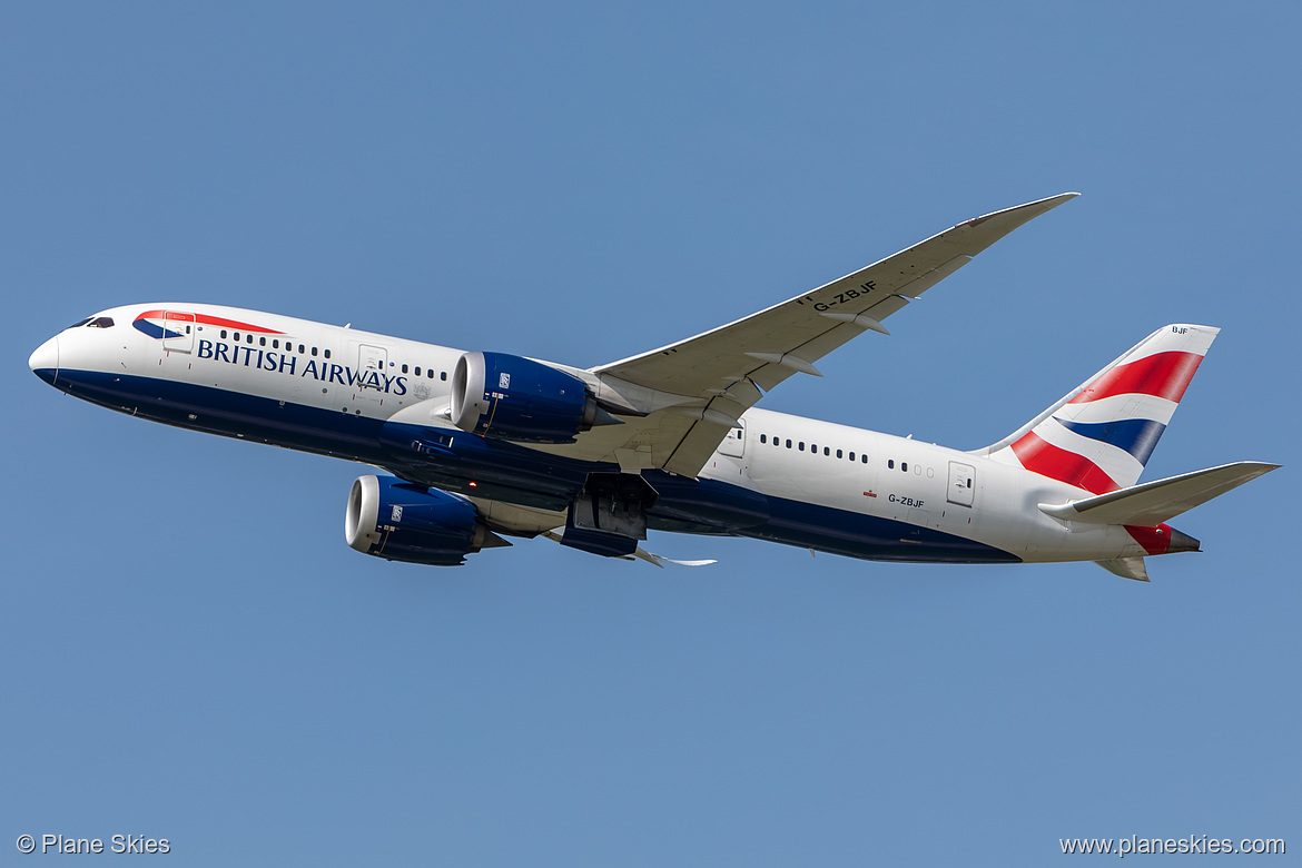 British Airways Boeing 787-8 G-ZBJF at London Heathrow Airport (EGLL/LHR)