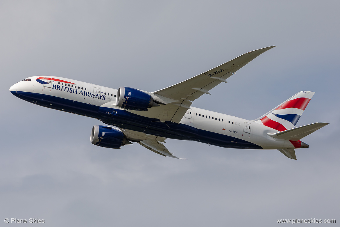 British Airways Boeing 787-9 G-ZBJI at London Heathrow Airport (EGLL/LHR) British Airways Boeing 787-9 G-ZBJI at London Heathrow Airport (EGLL/LHR)