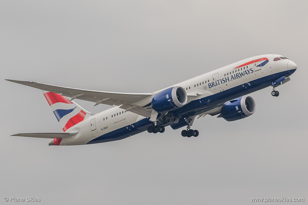 British Airways Boeing 787-9 G-ZBJI at London Heathrow Airport (EGLL/LHR) British Airways Boeing 787-9 G-ZBJI at London Heathrow Airport (EGLL/LHR)