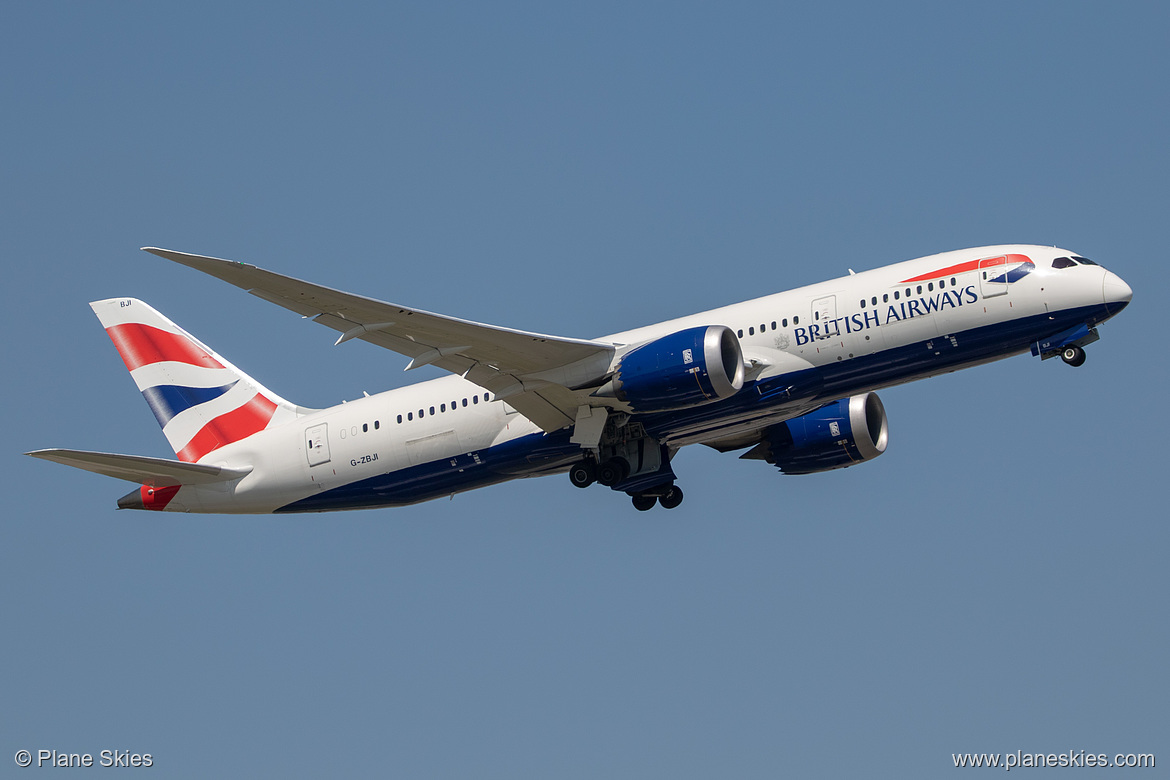 British Airways Boeing 787-9 G-ZBJI at London Heathrow Airport (EGLL/LHR) British Airways Boeing 787-9 G-ZBJI at London Heathrow Airport (EGLL/LHR)