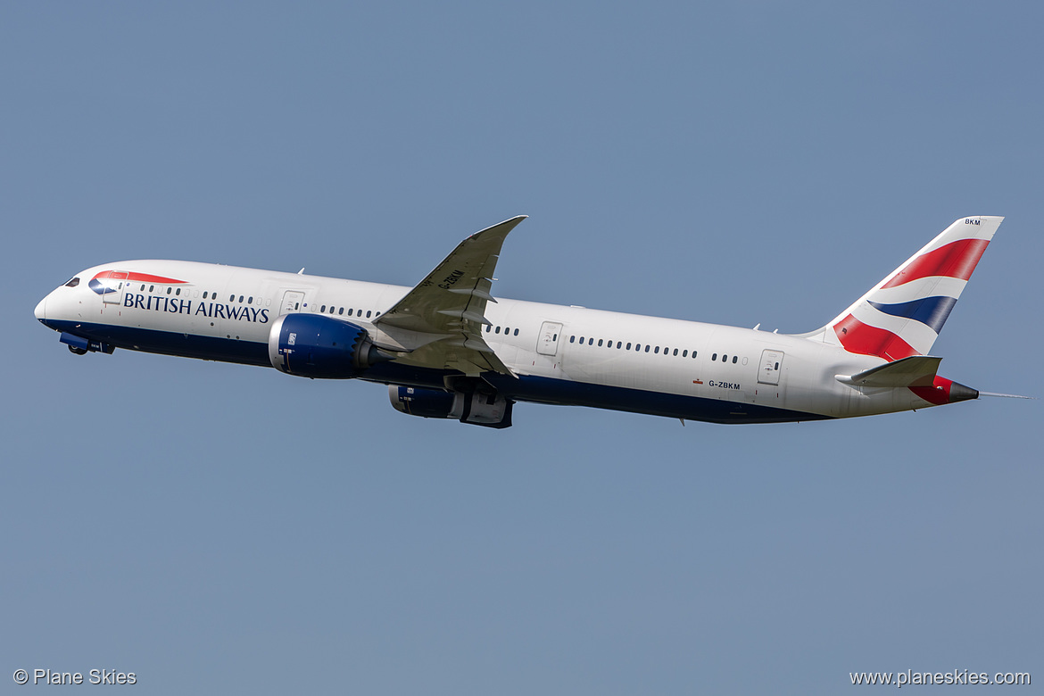 British Airways Boeing 787-9 G-ZBKM at London Heathrow Airport (EGLL/LHR)