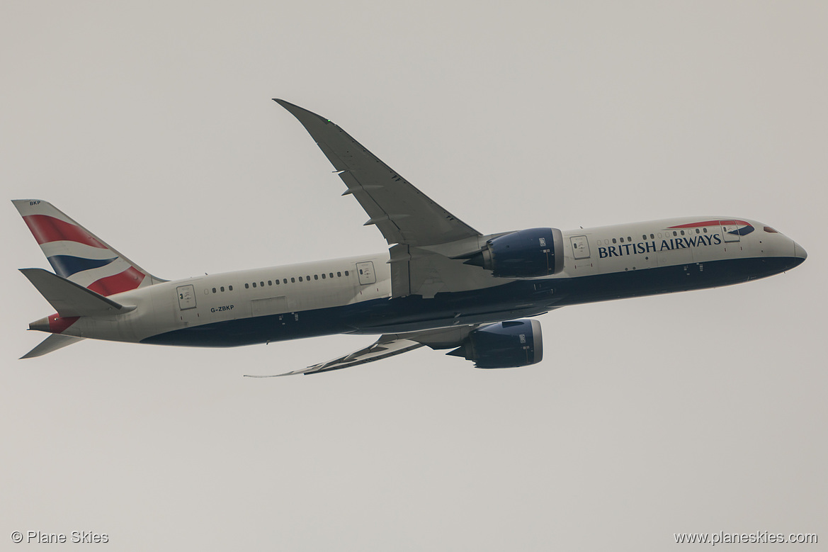 British Airways Boeing 787-9 G-ZBKP at London Heathrow Airport (EGLL/LHR) British Airways Boeing 787-9 G-ZBKP at London Heathrow Airport (EGLL/LHR)