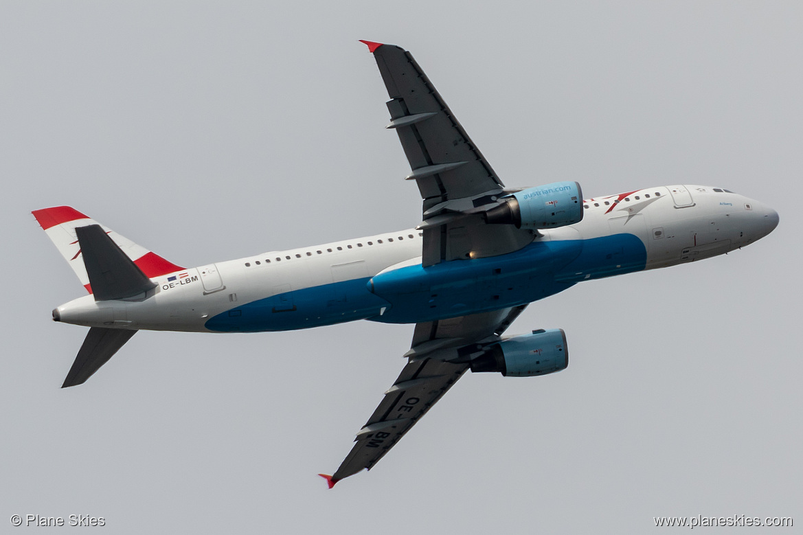 Austrian Airlines Airbus A320-200 OE-LBM at London Heathrow Airport (EGLL/LHR)