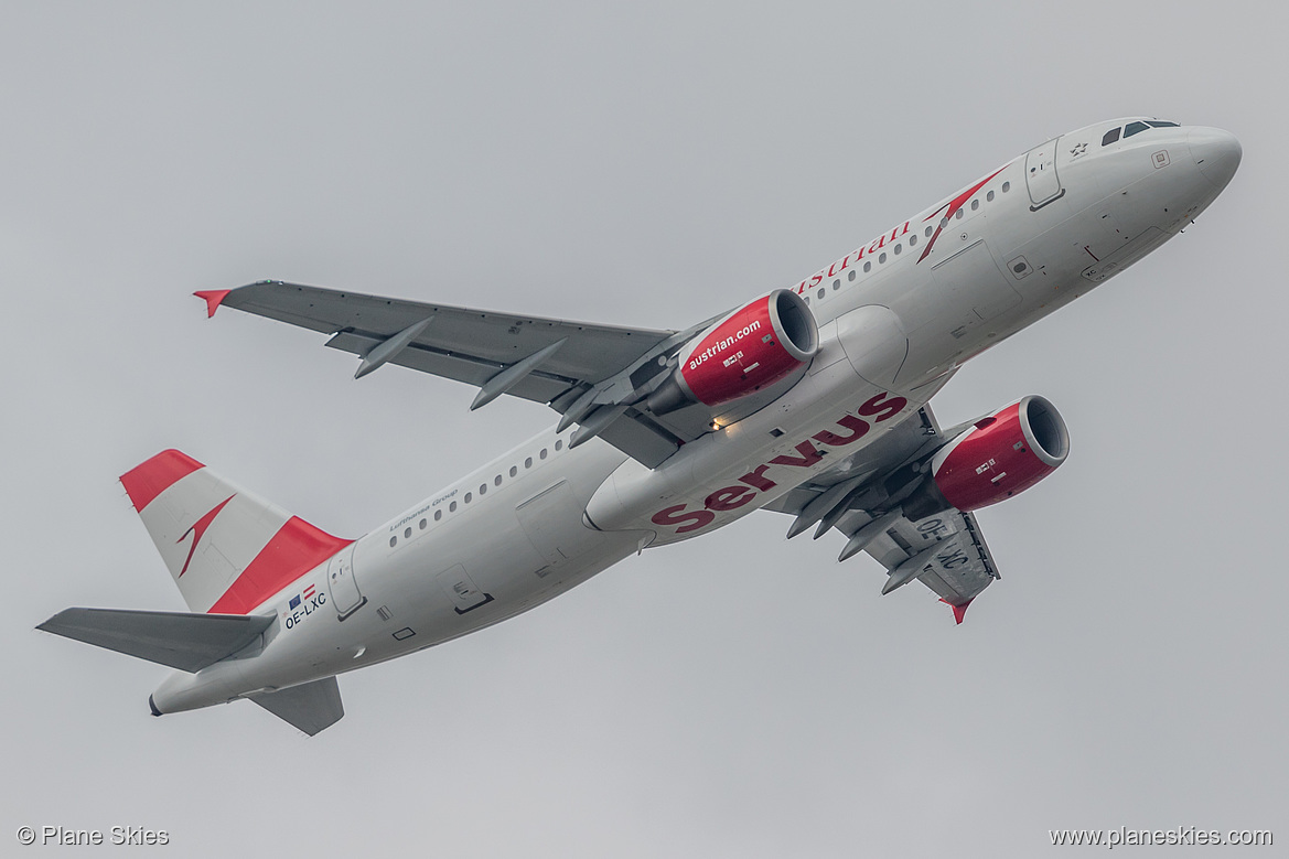 Austrian Airlines Airbus A320-200 OE-LXC at London Heathrow Airport (EGLL/LHR)