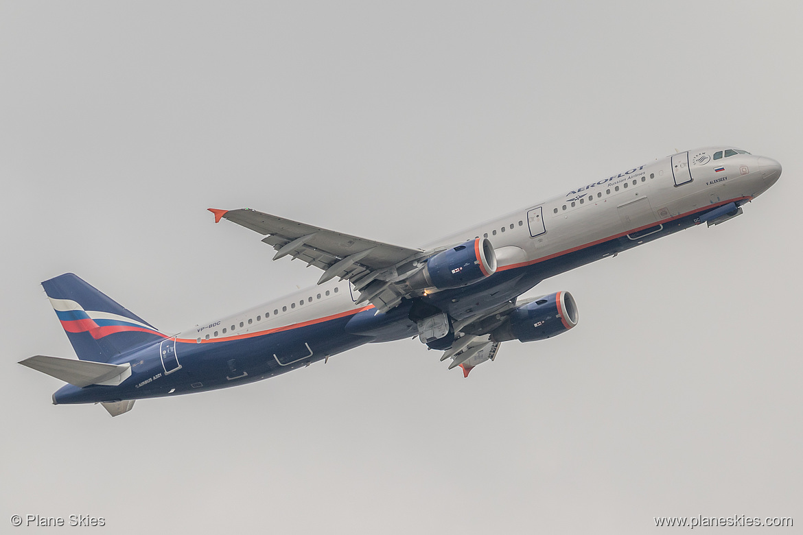 Aeroflot Airbus A321-200 VP-BDC at London Heathrow Airport (EGLL/LHR)