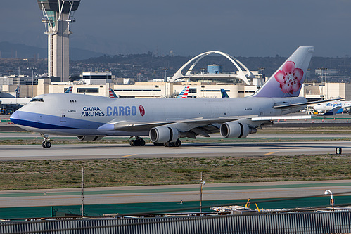 China Airlines Boeing 747-400F B-18722 at Los Angeles International Airport (KLAX/LAX) China Airlines Boeing 747-400F B-18722 at Los Angeles International Airport (KLAX/LAX)