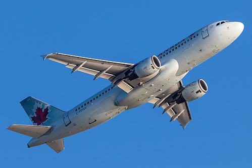 Air Canada Airbus A320-200 C-FDQV at Los Angeles International Airport (KLAX/LAX)