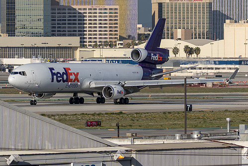 FedEx McDonnell Douglas MD-11F N575FE at Los Angeles International Airport (KLAX/LAX)