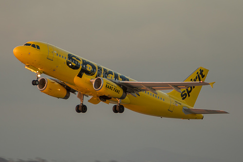 Spirit Airlines Airbus A320-200 N604NK at Los Angeles International Airport (KLAX/LAX)