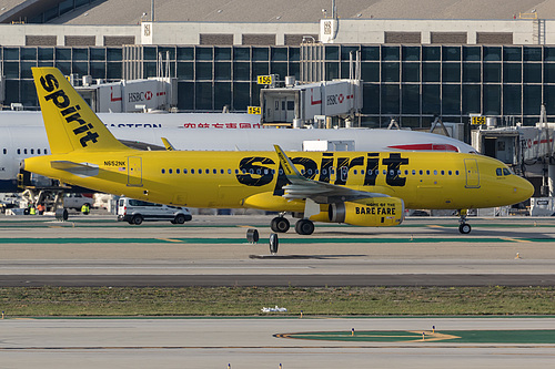 Spirit Airlines Airbus A320-200 N652NK at Los Angeles International Airport (KLAX/LAX)