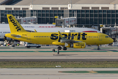 Spirit Airlines Airbus A320-200 N652NK at Los Angeles International Airport (KLAX/LAX) Spirit Airlines Airbus A320-200 N652NK at Los Angeles International Airport (KLAX/LAX)